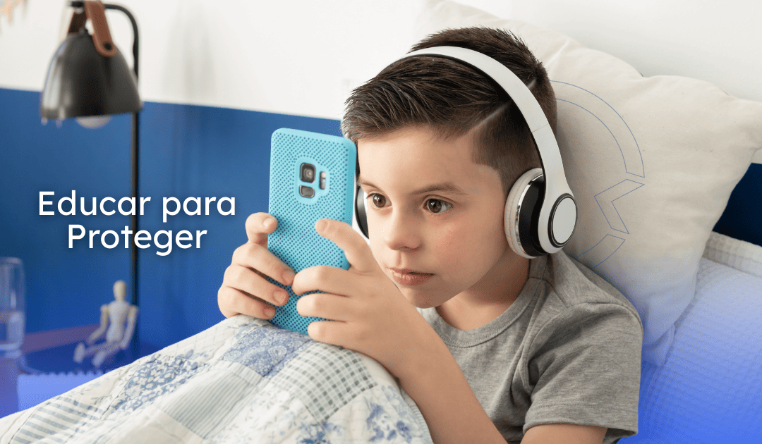 Guía para educar sobre seguridad en línea y proteger a los niños en entornos digitales.